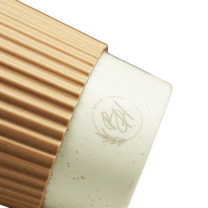 Wheat Fibre Coffee Cup with Stirrer (Name Printing)