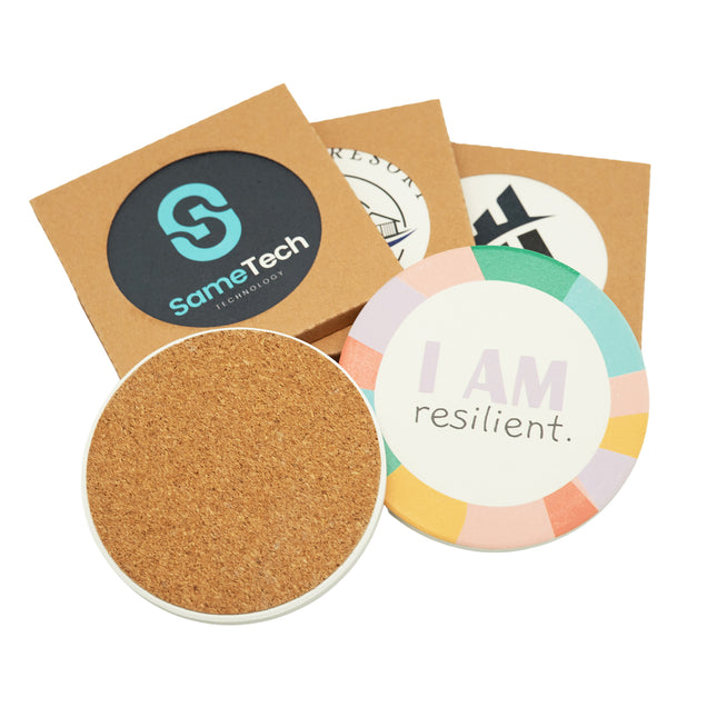 Round Ceramic Coaster (Name Printing)