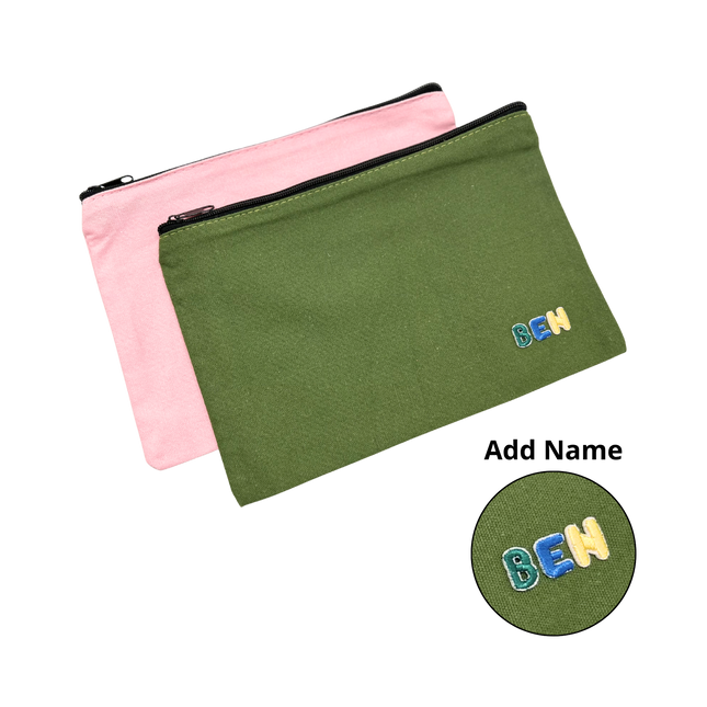 Flat Rectangular Pouch (Name Printing)