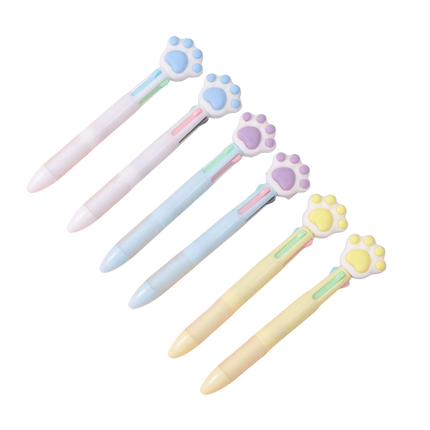 Cute Cartoon 4-Color Ballpoint Pen