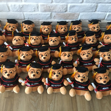 23cm Graduation Teddy Bear (Name Printing)