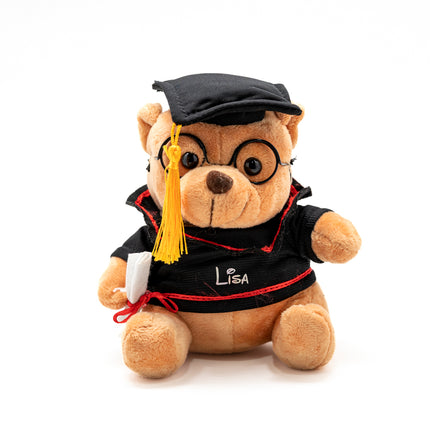 23cm Graduation Teddy Bear (Name Printing)