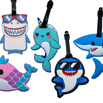 Aquarium Theme Design Luggage Tag