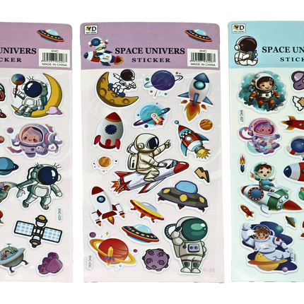 Space Astronaut Design 3D Stickers