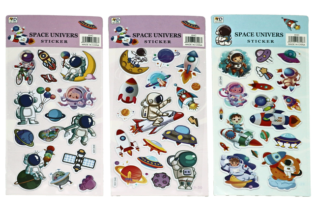 Space Astronaut Design 3D Stickers