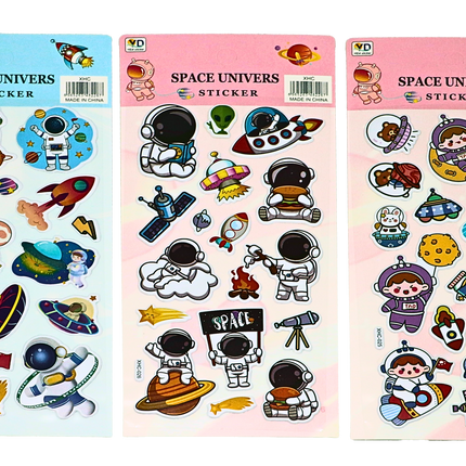 Space Astronaut Design 3D Stickers