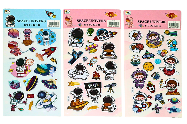 Space Astronaut Design 3D Stickers