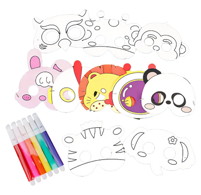 Colouring Animal Mask