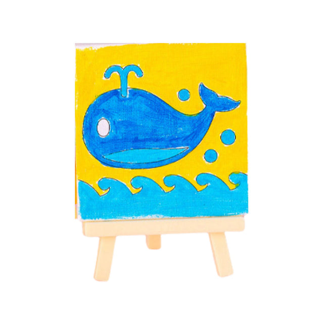 DIY Mini Painting Kit with Easel