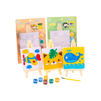 DIY Mini Painting Kit with Easel