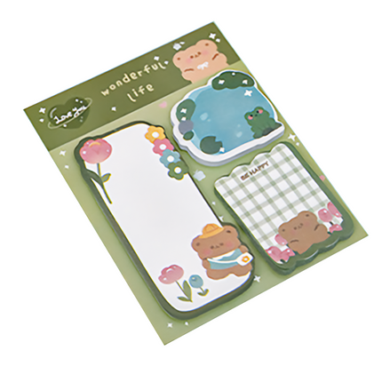 Cartoon Sticky Notepad Set