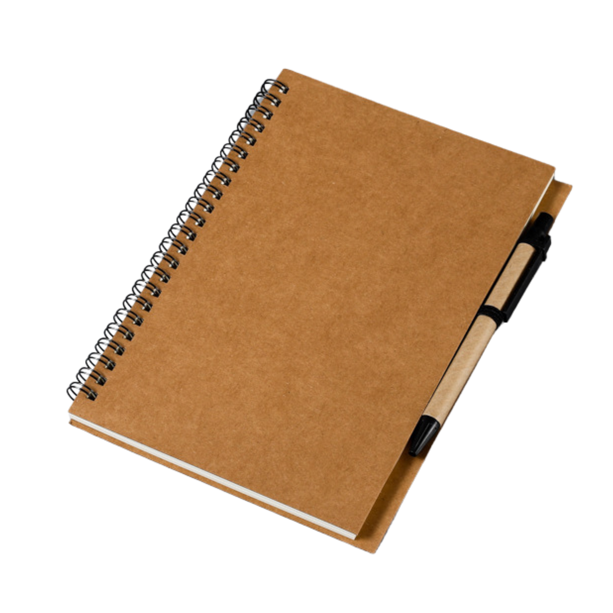 A5 Ring Bound Soft Cover Notebook with Pen