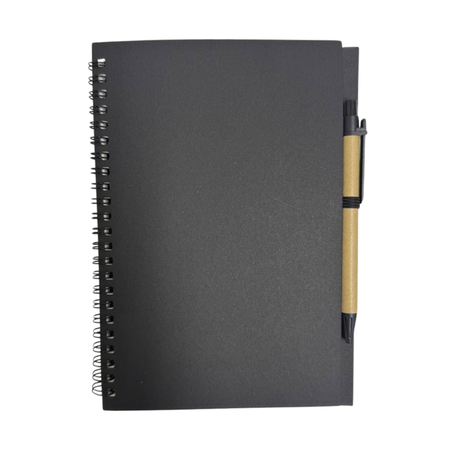 A5 Ring Bound Soft Cover Recycled Notebook