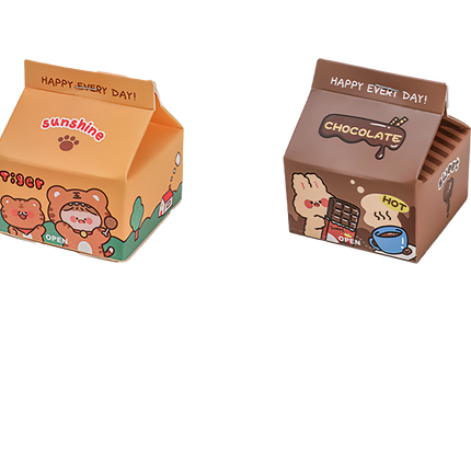 Novelty Milk Carton Non Sticky Notepad