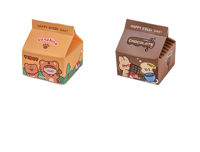 Novelty Milk Carton Non Sticky Notepad