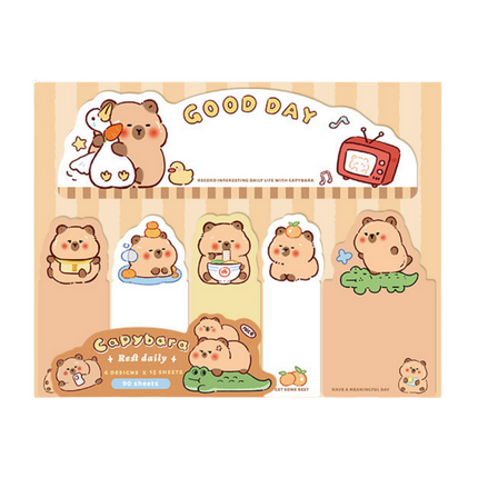 Capybara Post-It Sticky Tabs