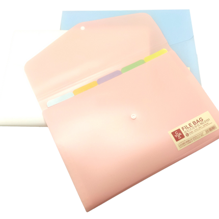 6 Compartment Accordion File Folder