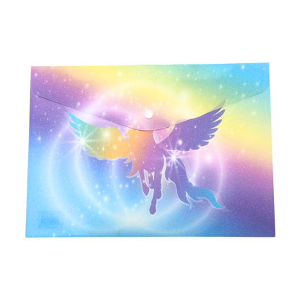 Rainbow Unicorn A4 Button PP File