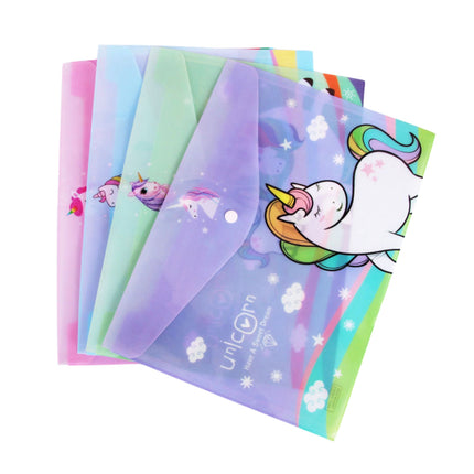 Space and Unicorn Themed A4 Button File