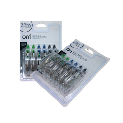 6 Piece Correction Tape Set (Premium Quality)