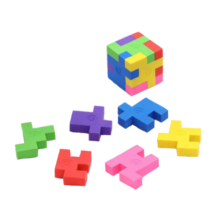 3D Cube Puzzle Eraser