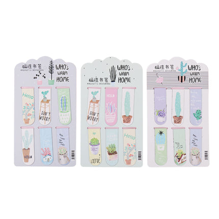 Magnetic Bookmark Set 6pcs