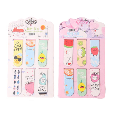 Magnetic Bookmark Set 6pcs