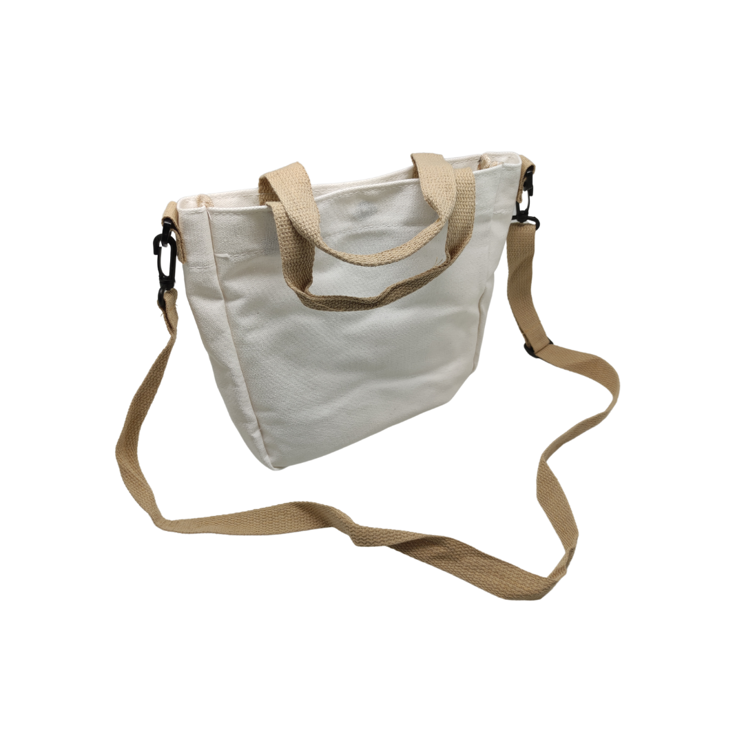 Mini Canvas Crossbody Sling Bag