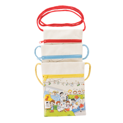 Colorful Mini Canvas Sling Bag (Deliver in 4-6 weeks)