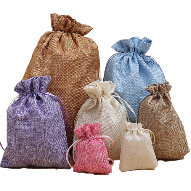 Linen Jute Drawstring Bag (Deliver in 4-6 weeks)