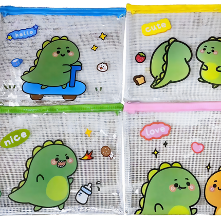 Dinosaur PVC Zip Case