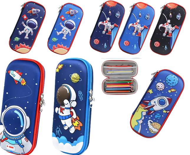 Premium 3D Space Theme Pencil Case
