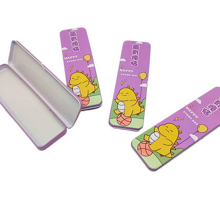 Cute Dinosaur Metal Pencil Case