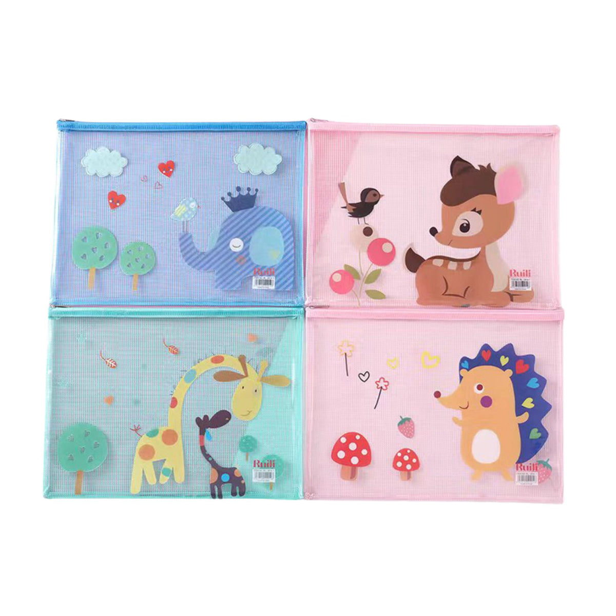 A5 Animal Zip Case