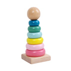 Wooden Rainbow Ring Tower