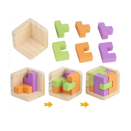 Mini Wooden Puzzle Box