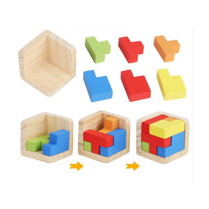 Mini Wooden Puzzle Box