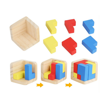Mini Wooden Puzzle Box