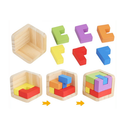 Mini Wooden Puzzle Box