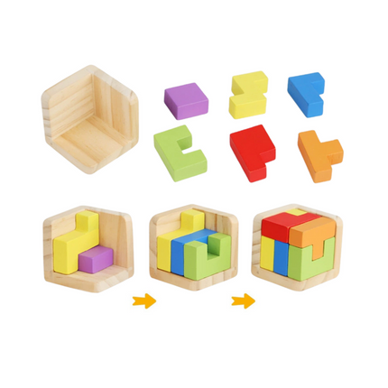 Mini Wooden Puzzle Box
