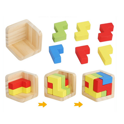 Mini Wooden Puzzle Box