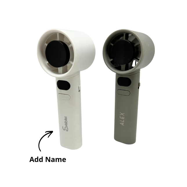 Turbo High-Speed Handheld Fan (Name Printing)