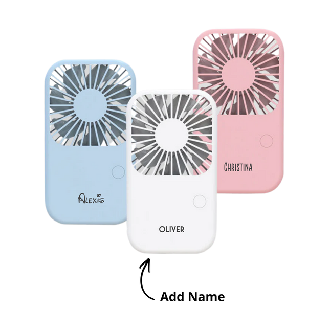 USB Handheld Fan (Name Printing)