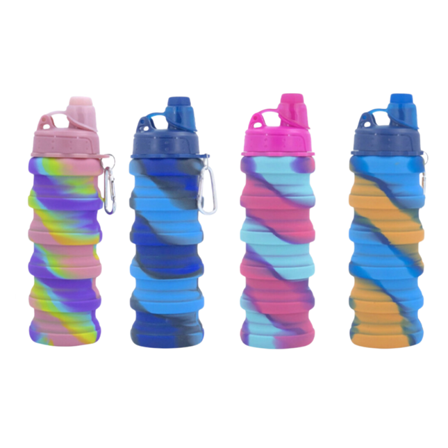 Silicon Telescopic Sports Water Bottle (Deliver in 4-6 weeks)