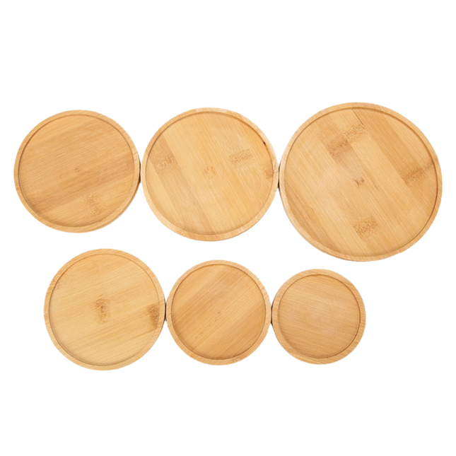 Round Bamboo Coasters (Deliver in 4-6 weeks)