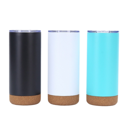 Insulated Tumbler w/ Cork Bottom (Deliver In 4-6 weeks)