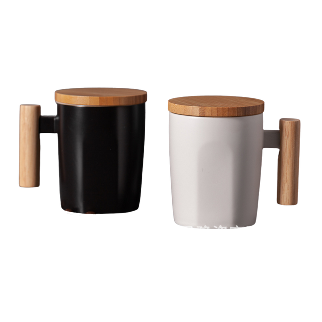 Nordic Ceramic Mug w/ Cover (Deliver In 4-6 weeks)