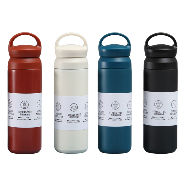 Stainless Steel Insulated Thermos Bottle with Handle