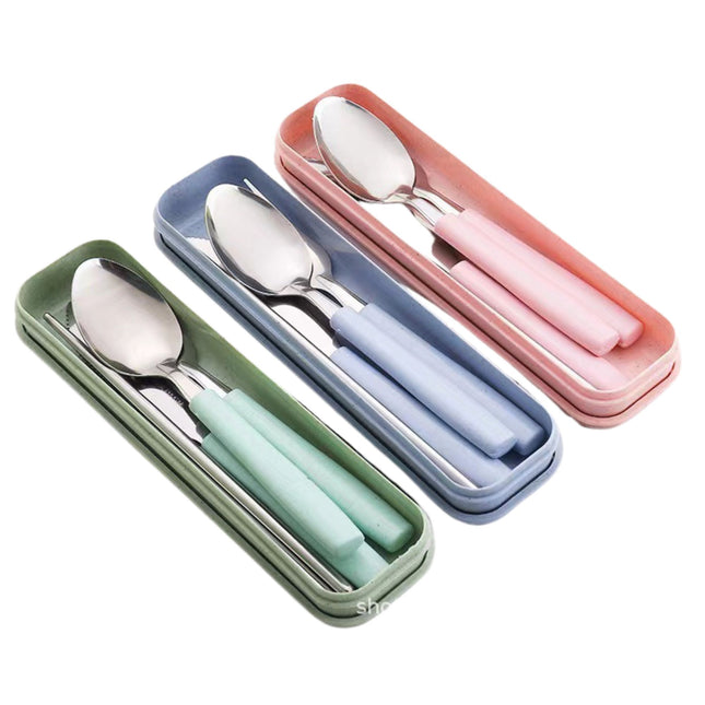Wheat Fibre Metal Cutlery Set