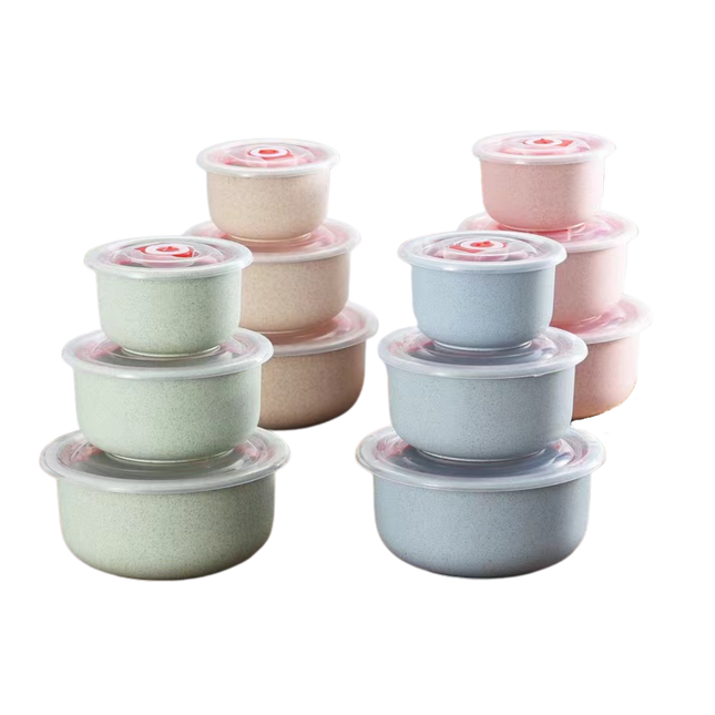 3pc Set Wheat Straw Fresh-keeping Bowl (Deliver in 4-6 weeks)